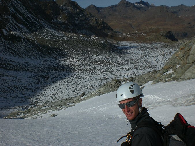 Col_Ciamarella (54).jpg - La moraine et le pierrier en bas